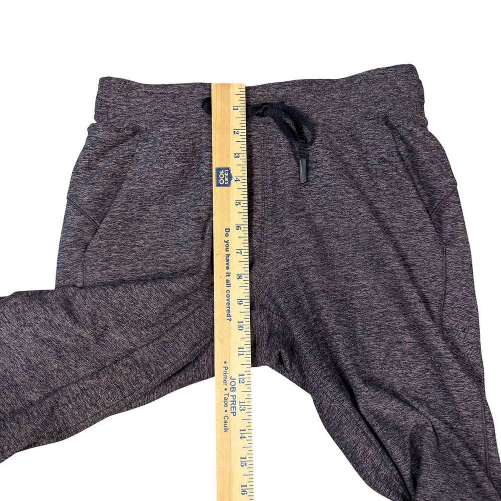 Lululemon Joggers Athleisure Loungewear Heathered Dark Purple Black Women Size 6 - Picture 4 of 6